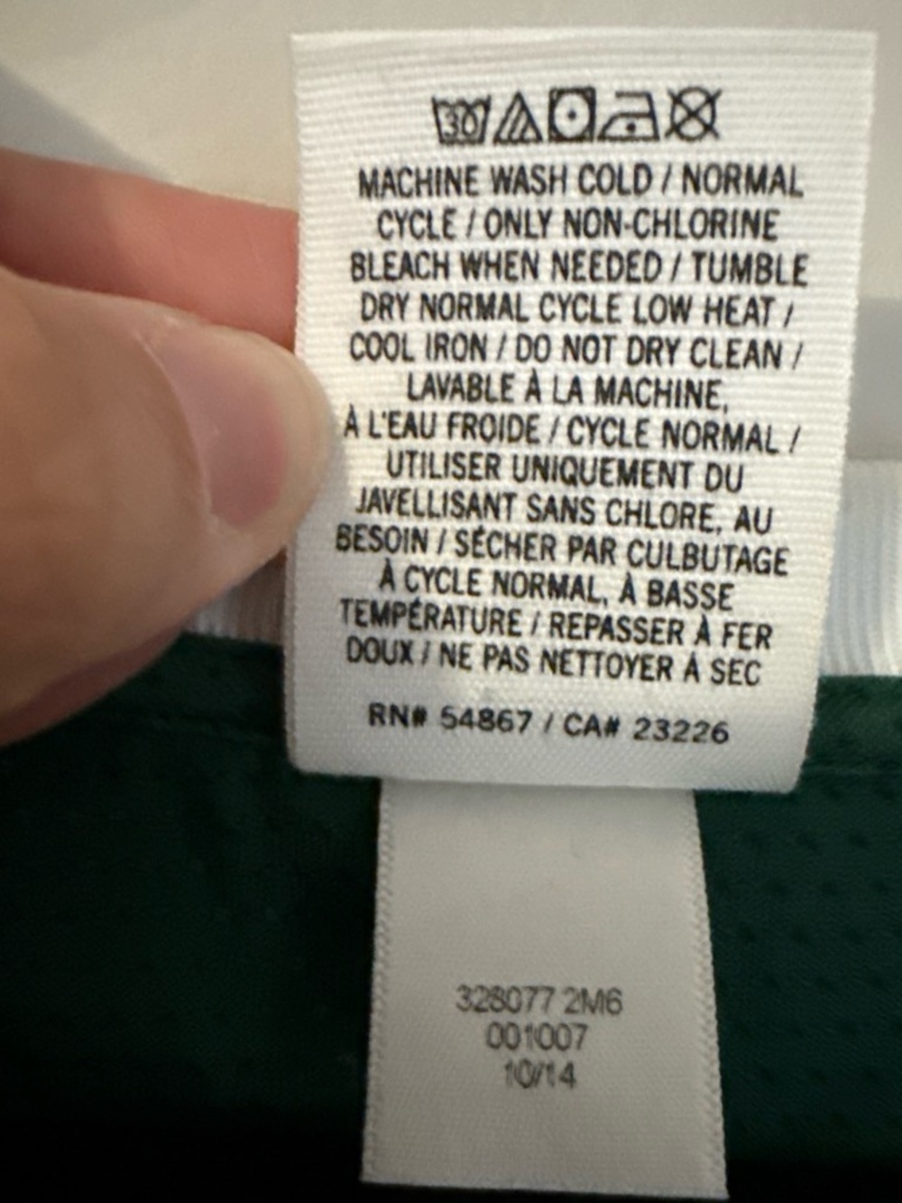 PINK Victoria's Secret Green and Gold Packers Jersey Top - Picture 7 of 7